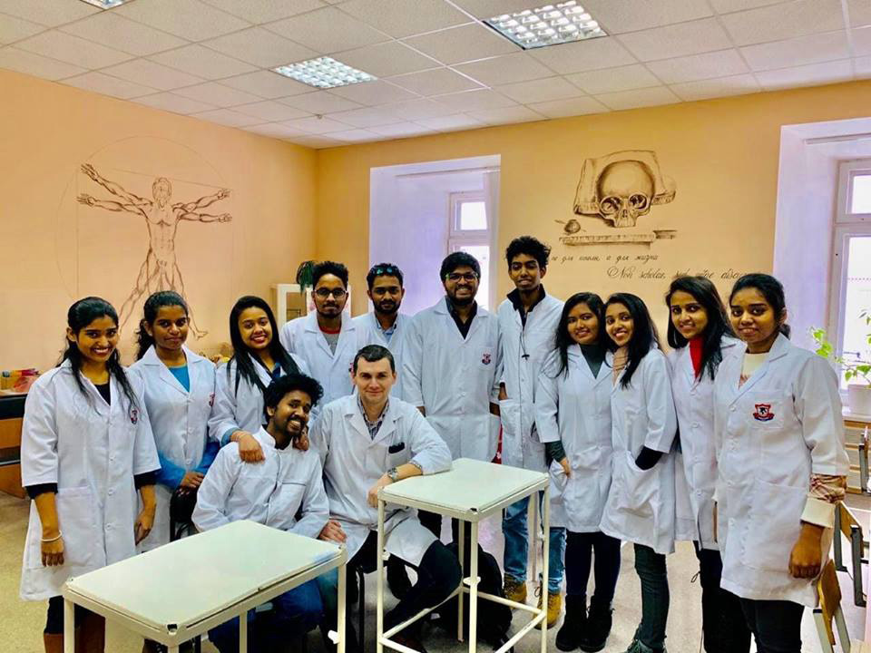 REC Campus Sri Lanka Students in Grodno State Medical University